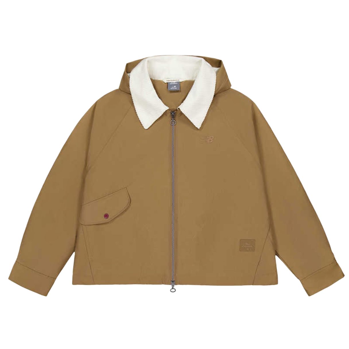 Женская куртка New Balance Hooded Jacket (бежевая)
