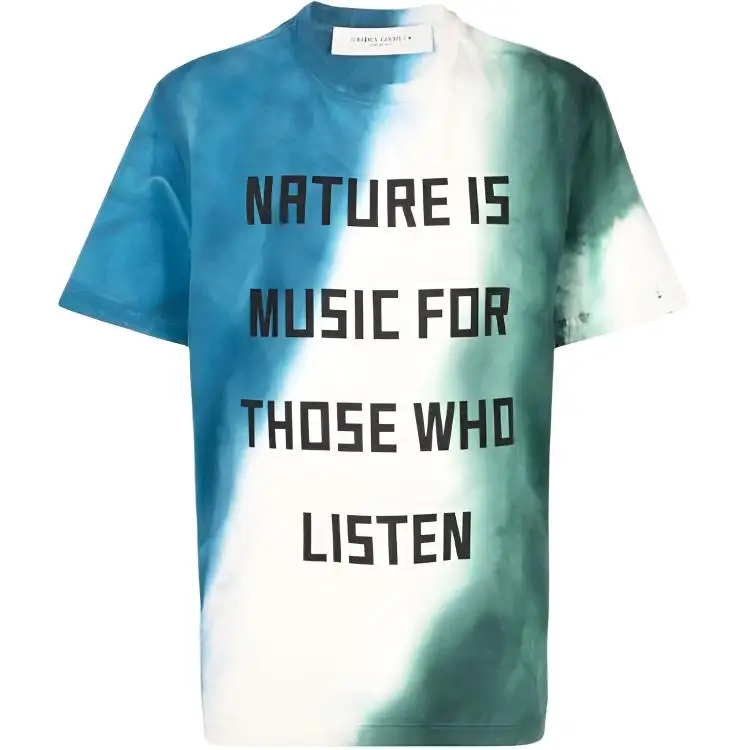 slogan-print T-shirt