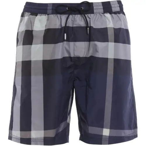 Burberry Beach Shorts Men's Blue