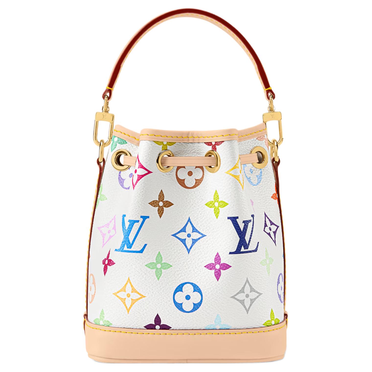 Женская сумка Louis Vuitton LOUIS VUITTON x Takashi Murakami (бело-коричневая) — фото 3