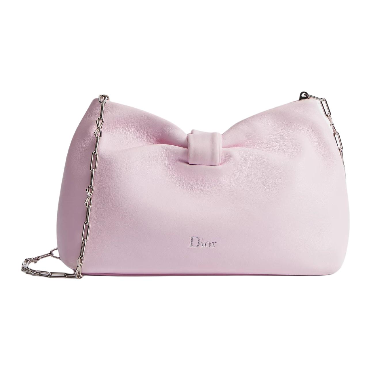Женская сумка Dior Bow (розовая)