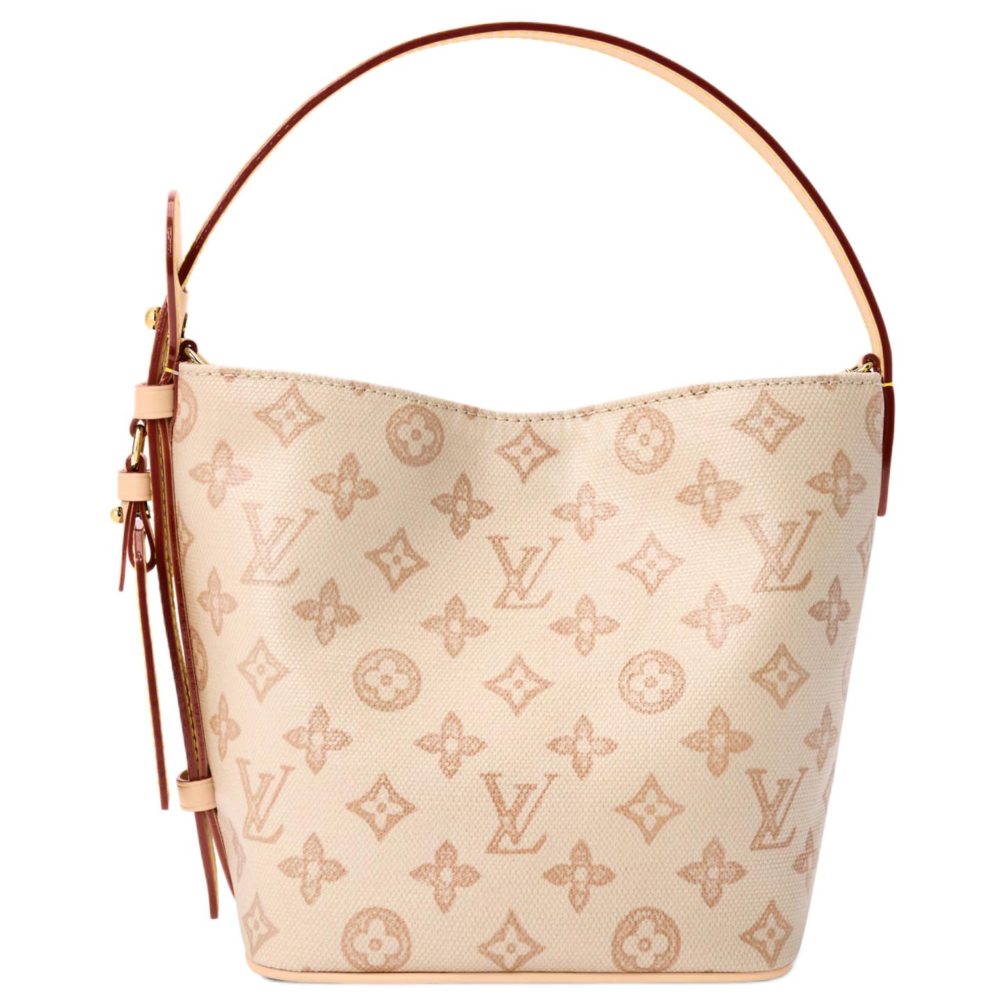 Женская сумка Louis Vuitton All In BB (бежевая)