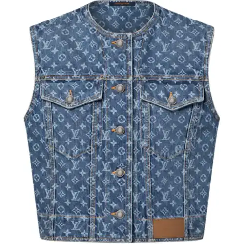 LOUIS VUITTON Monogram SS25 Vest Women's Blue