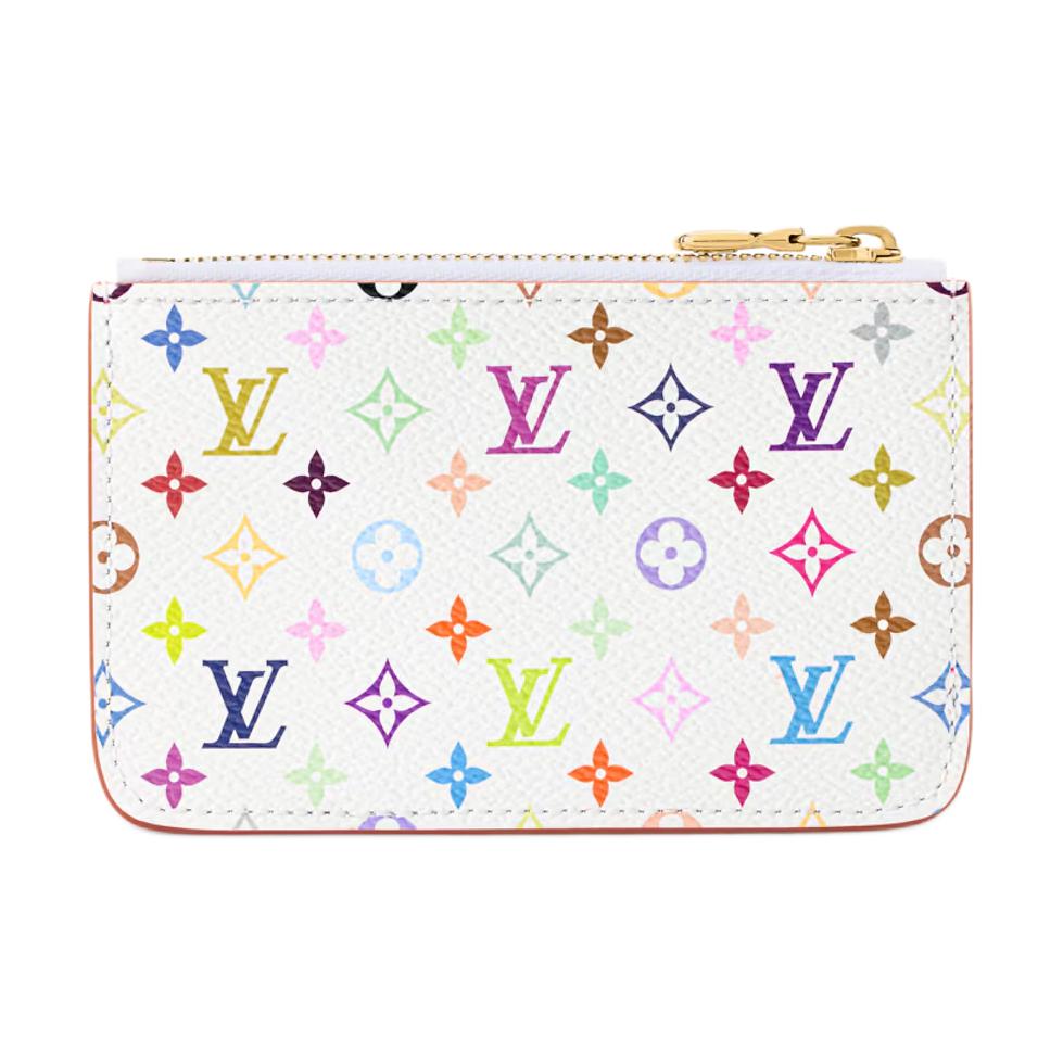 Женский кошелек Louis Vuitton LOUIS VUITTON x Takashi Murakami Romy (белый с принтом) — фото 3