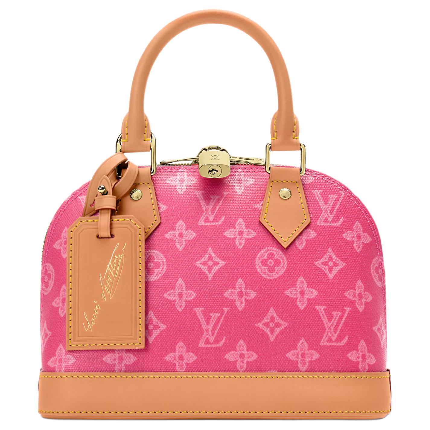 Женская сумка Louis Vuitton LOUIS VUITTON Alma BB (розовая)