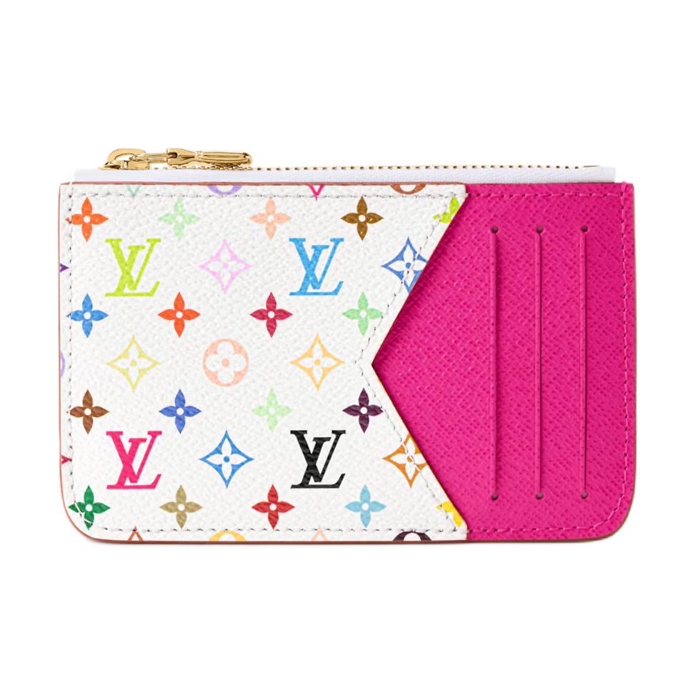 Женский кошелек Louis Vuitton LOUIS VUITTON x Takashi Murakami Romy (белый с принтом)