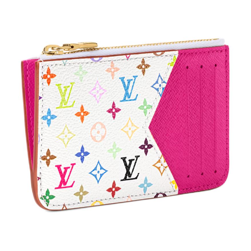 Женский кошелек Louis Vuitton LOUIS VUITTON x Takashi Murakami Romy (белый с принтом) — фото 2