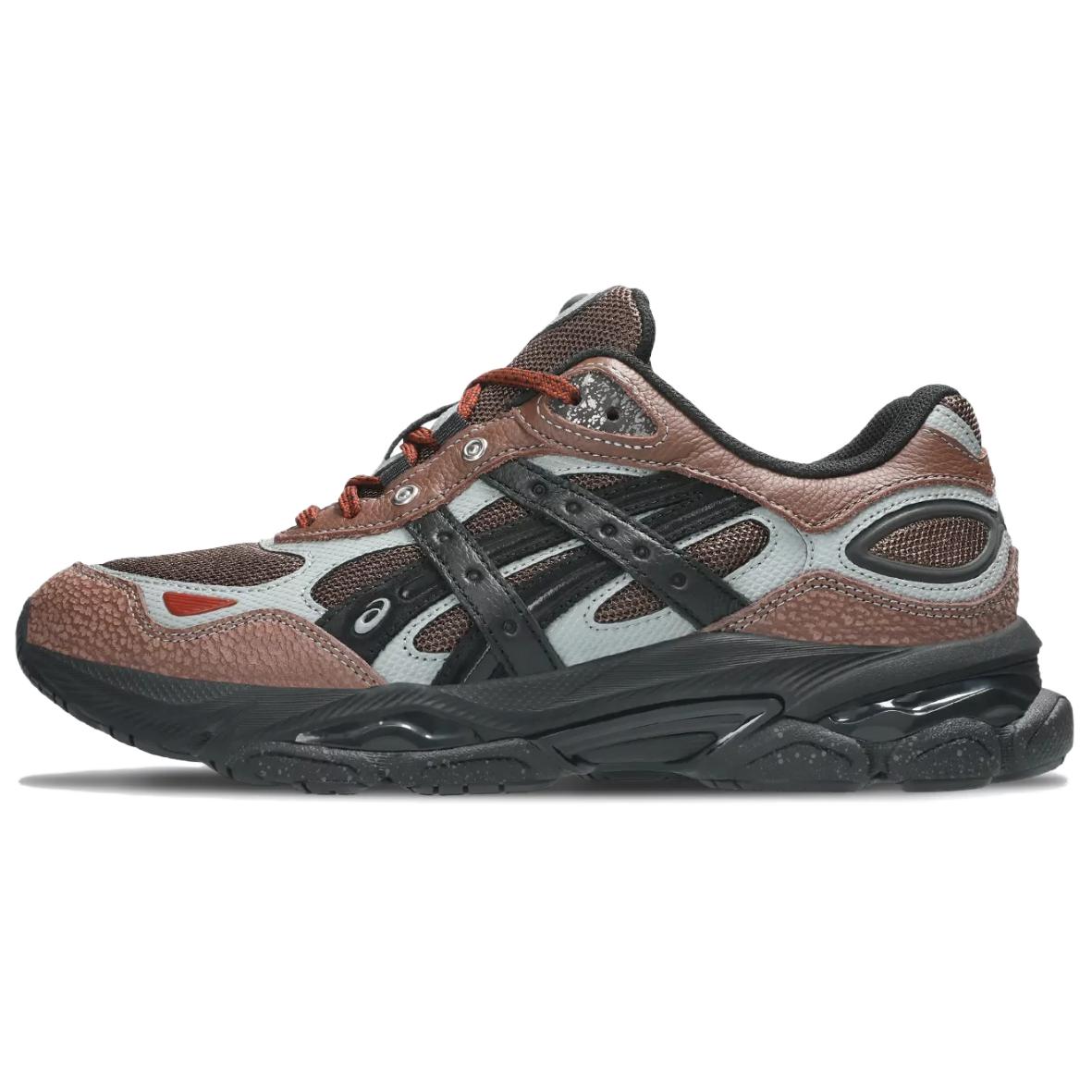 Кроссовки ASICS × HAL Studios Gel-NYC 2.0 (коричнево-серебряные)