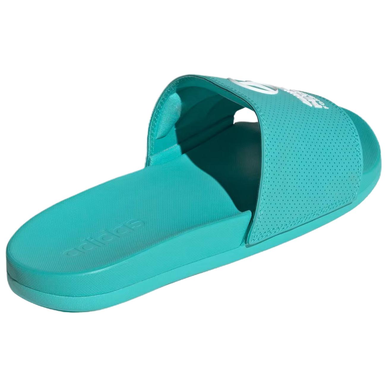 Шлепанцы adidas Adilette Comfort AMG PETRONAS FORMULA 1 TEAM MER (зеленые) — Зелёный — фото 4