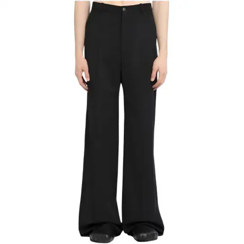 Balenciaga Casual Pants Regular Men's Black