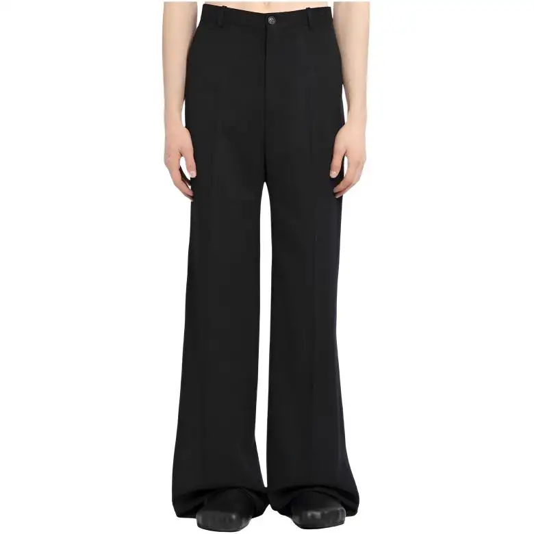 Balenciaga Casual Pants Regular Men's Black