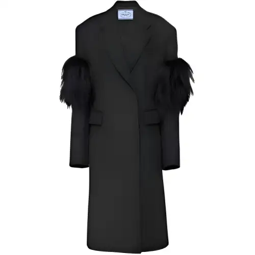 PRADA Jackets Women's Black Moderate