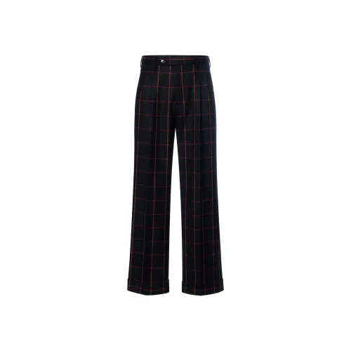 GUCCI Windowpane Printed Tailored Trousers