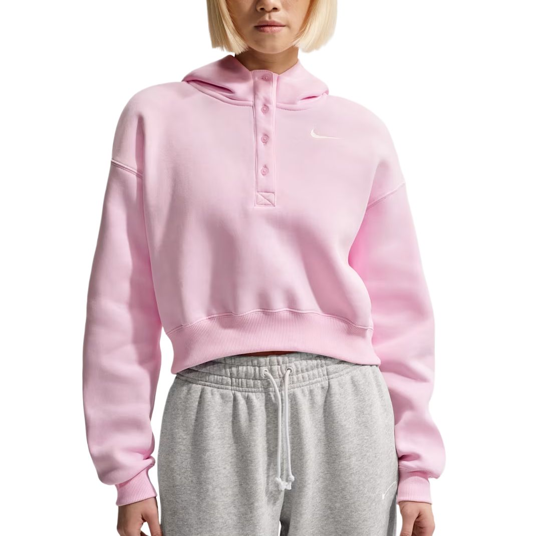 Женское худи Nike Phoenix Fleece (розовое)