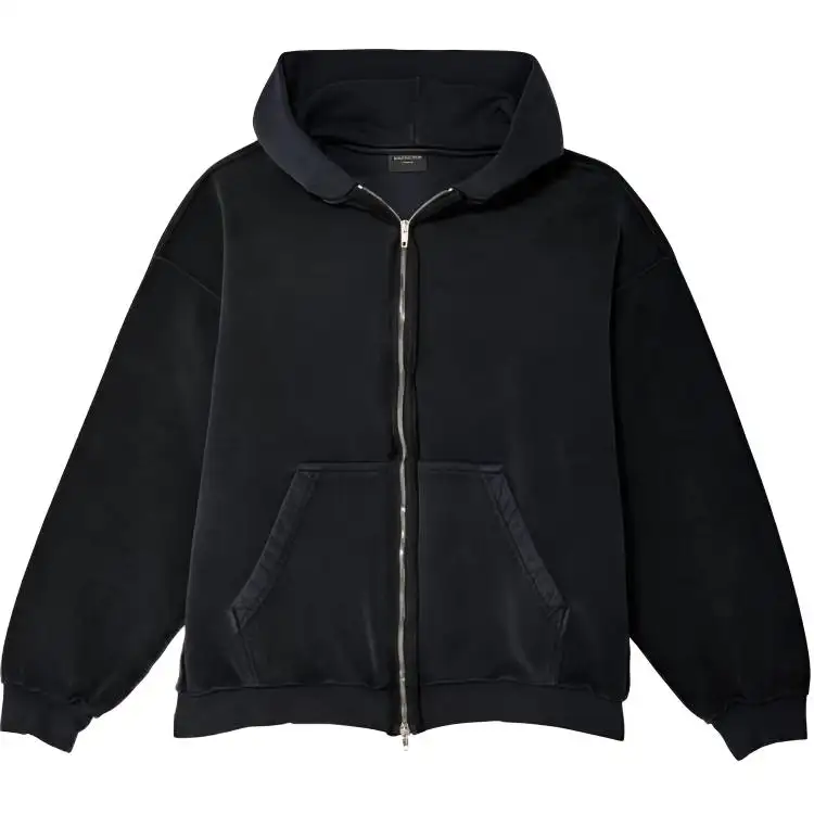 Balenciaga Inside Out Zip Up Hoodie
