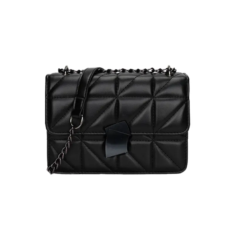NOMK Pu Shoulder Bag, Crossbody Bag Women's Black