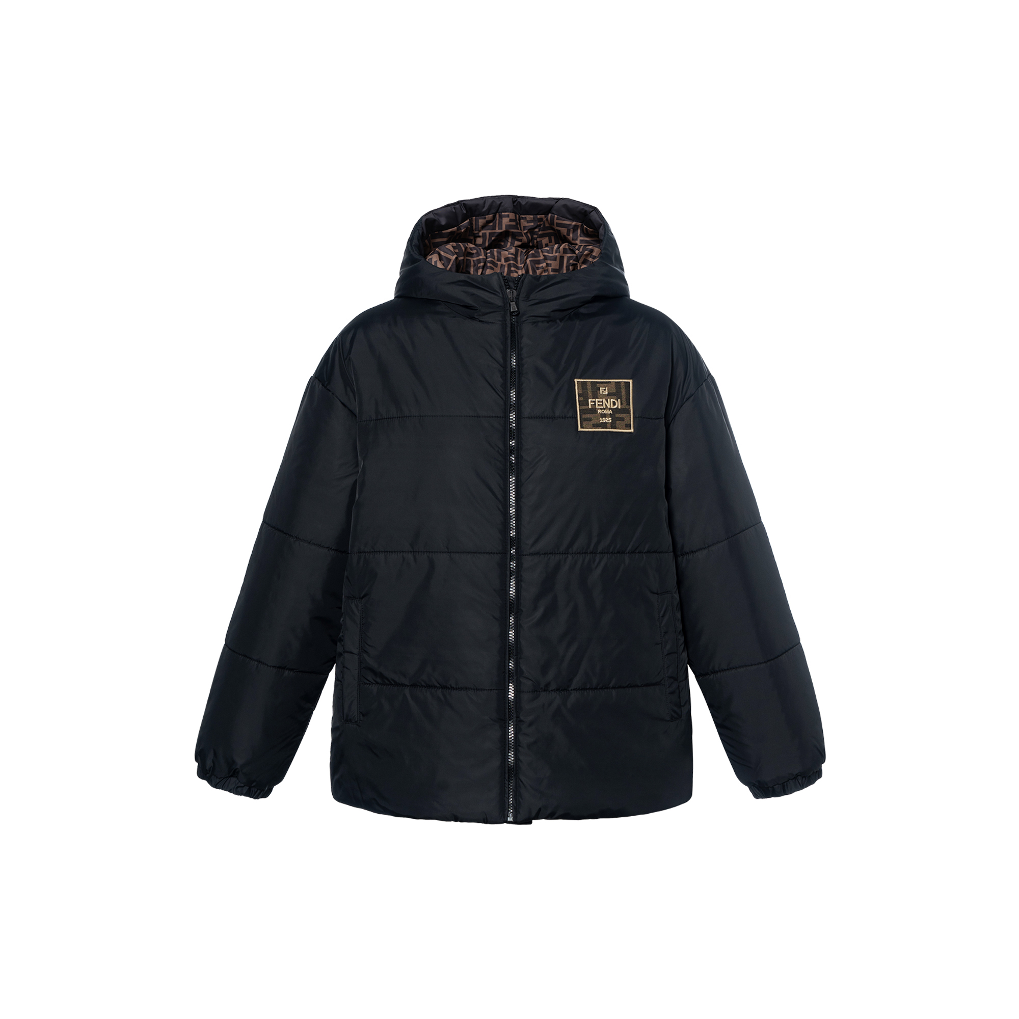Детская куртка Fendi FENDI FW25 logo (синий)