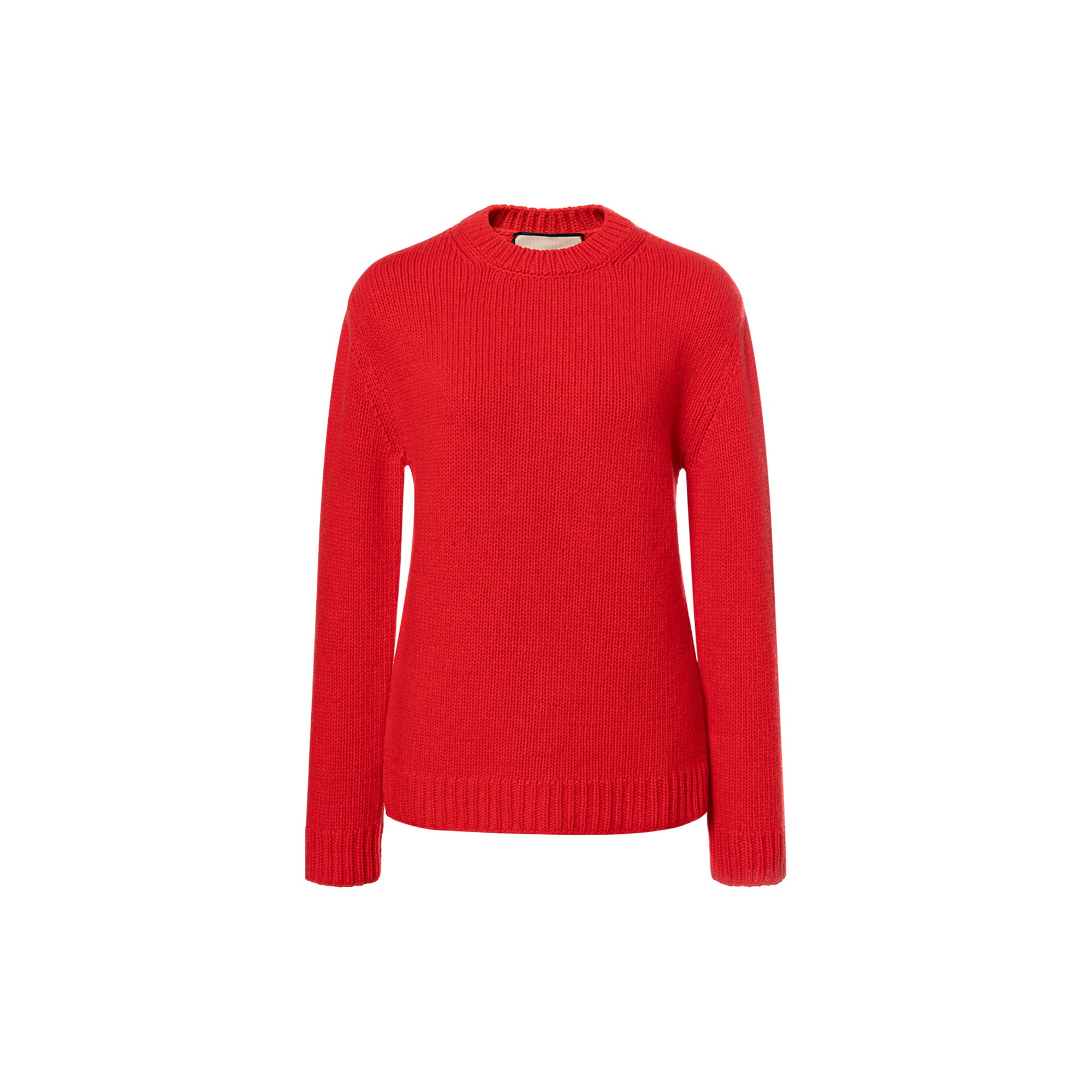 GUCCI Logo Intarsia Knitted Sweater