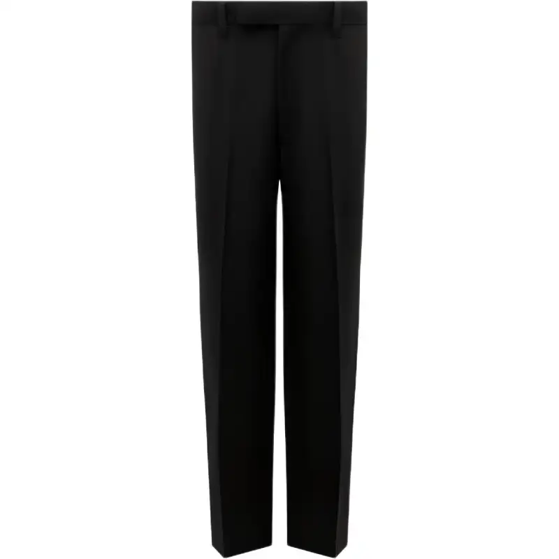PRADA Casual Pants Men's Black Moderate Straight Fit Pants