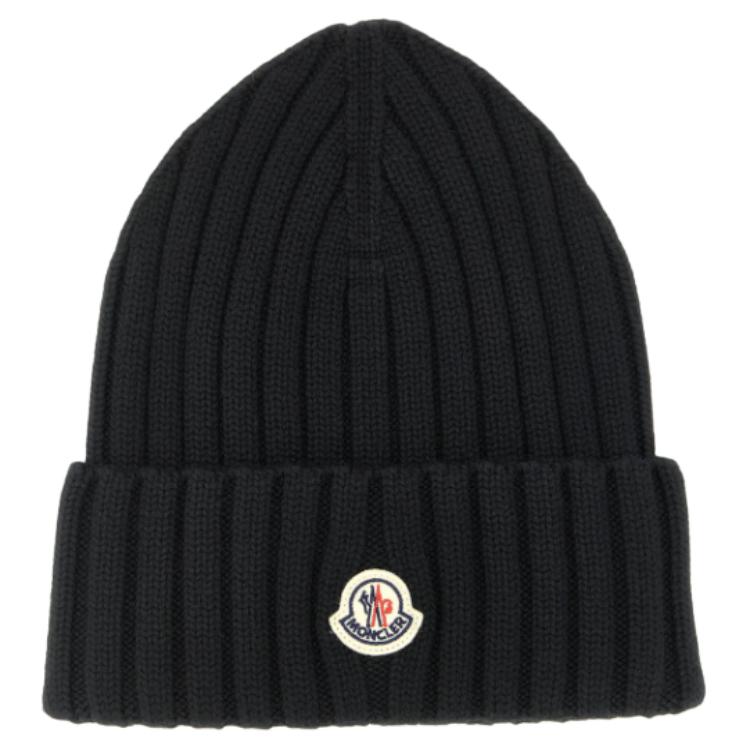 Шапка Moncler Moncler Logo (черная)