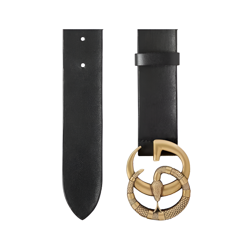 Ремень Gucci Double G Belt (черный) — фото 2