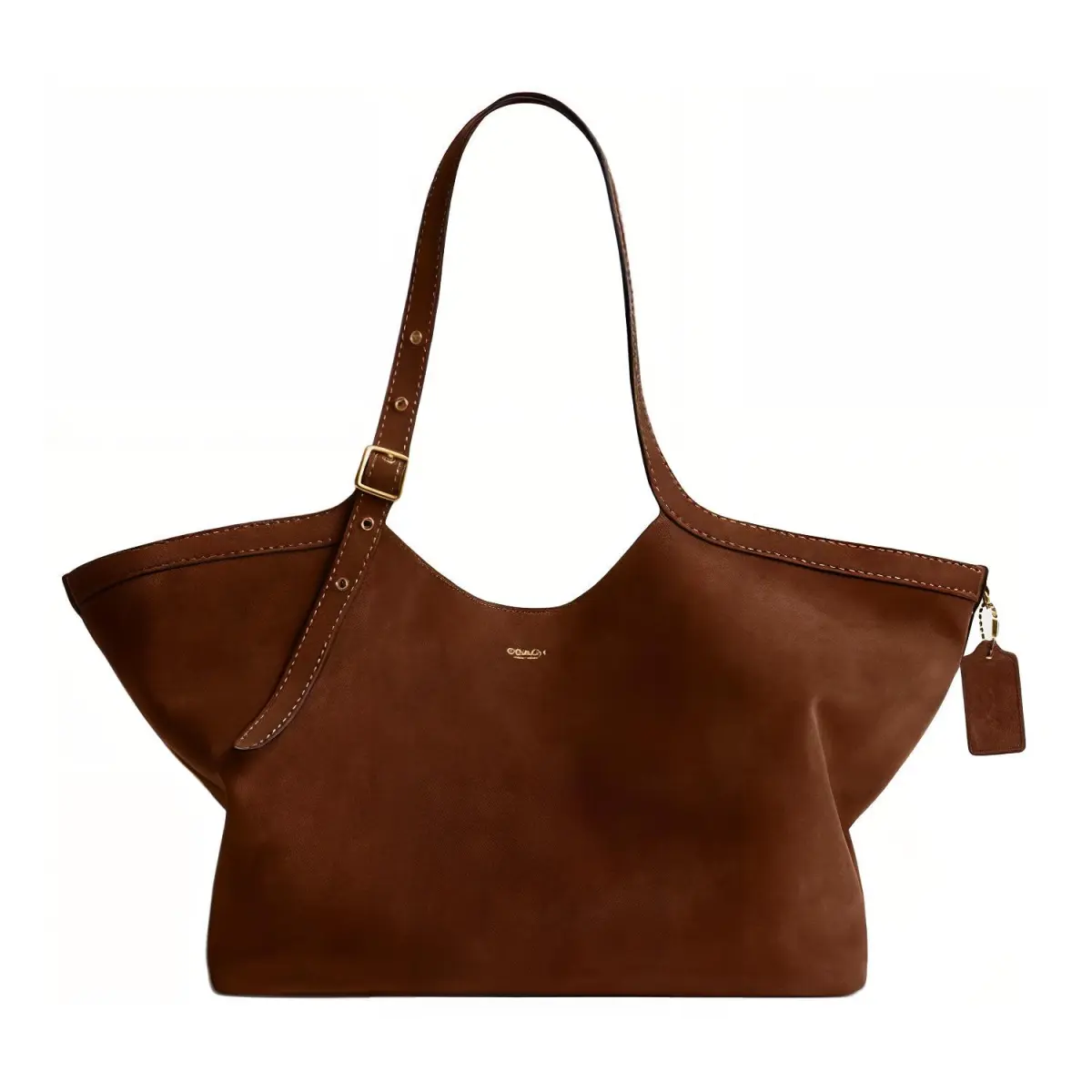COACH Gramercy Cow Leather Tote Bag, Shopping Bag, Shoulder Bag Large Women's Warm Brown