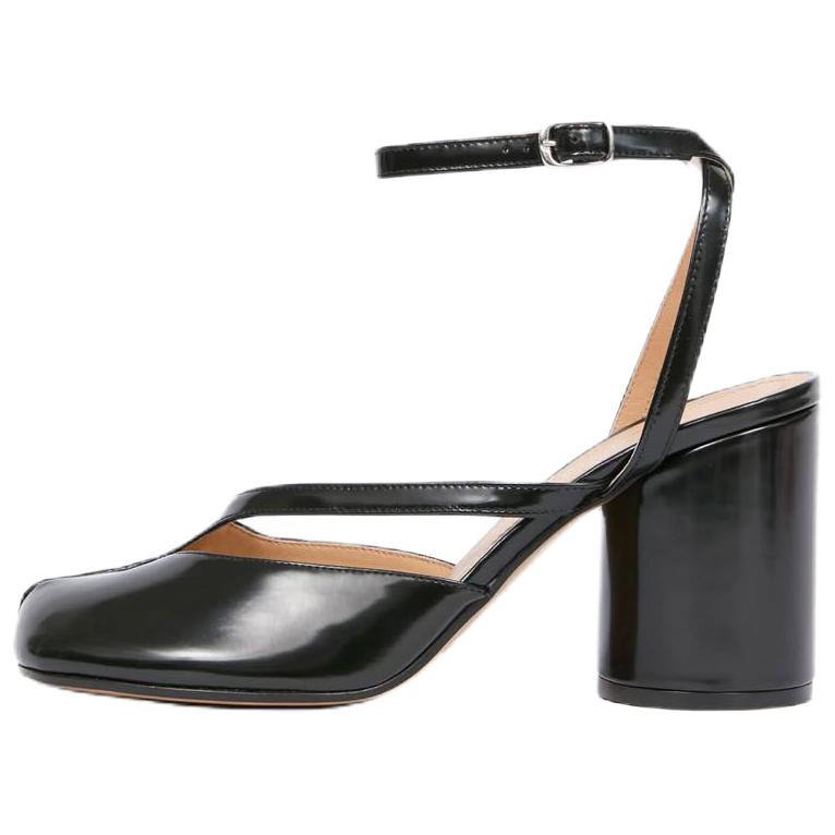 Женские туфли Maison Margiela Tabi (черные)