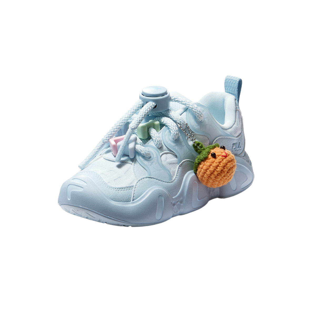 Детские кеды Fila Heritage-FHT (бело-синие) — фото 3