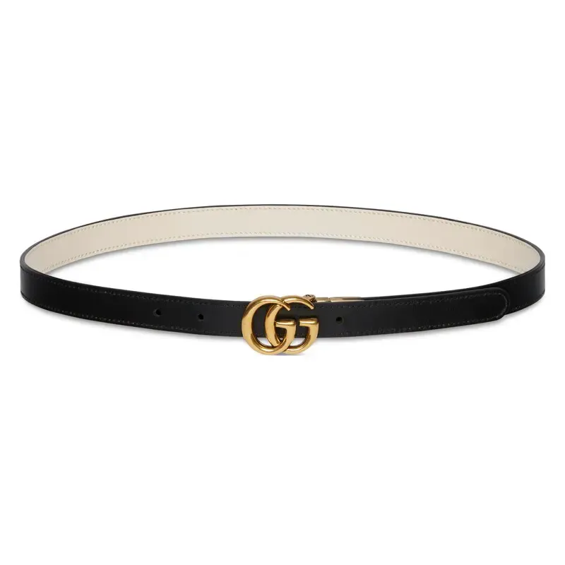 GUCCI Gg Marmont Reversible Thin Belt