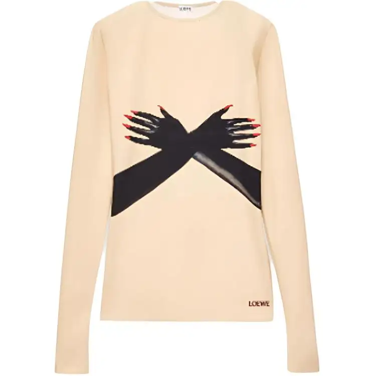 LOEWE FW22 Knitwear Women's Ecru