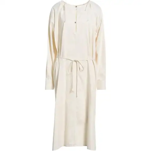 Bottega Veneta Long Sleeved Dress Women's White