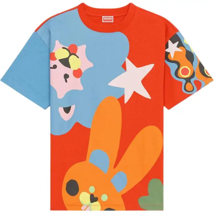 KENZO T Shirts Women's China Red Crew Neck