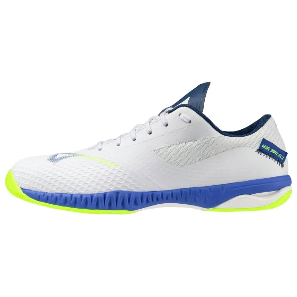 Mizuno WAVE DRIVE EL 2 Rebound Casual Scenario Table Tennis Shoes Unisex White