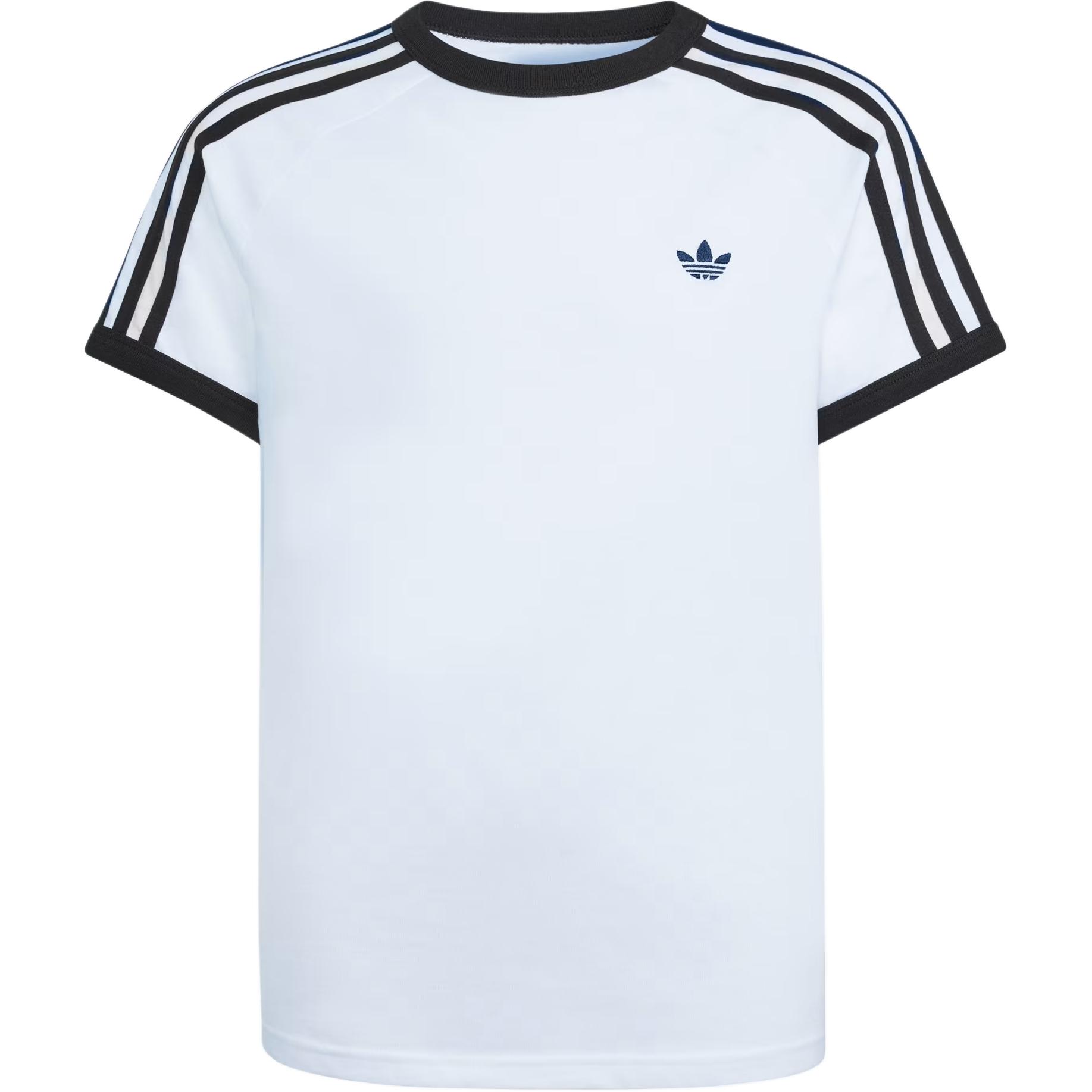 Футболка adidas originals 3 Stripes (синяя)