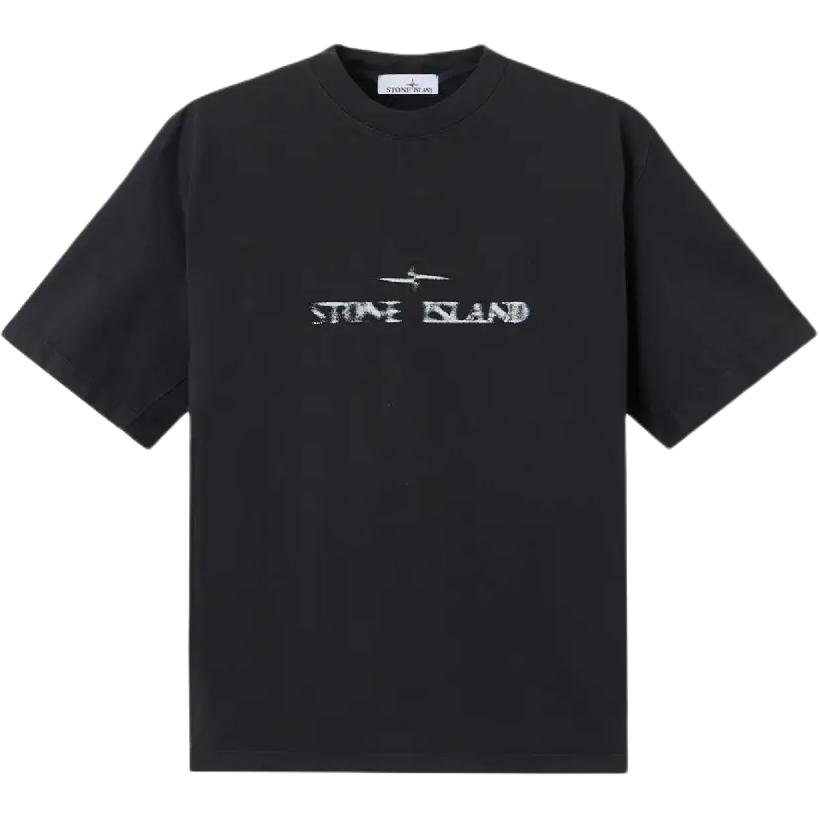 Футболка STONE ISLAND Year of the Horse (черная)