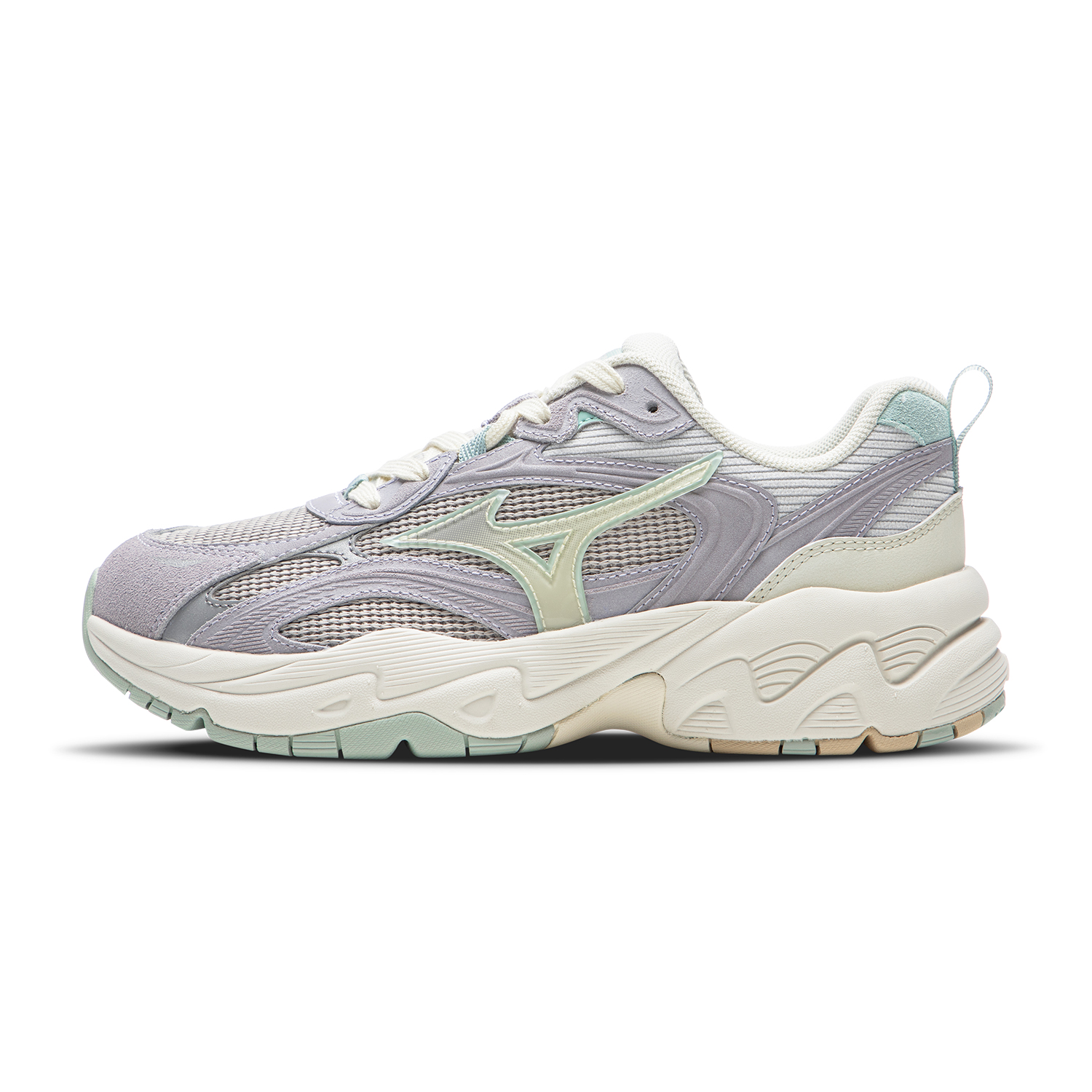Кроссовки Mizuno TRAINER 2K V2 (серо-бежевые)