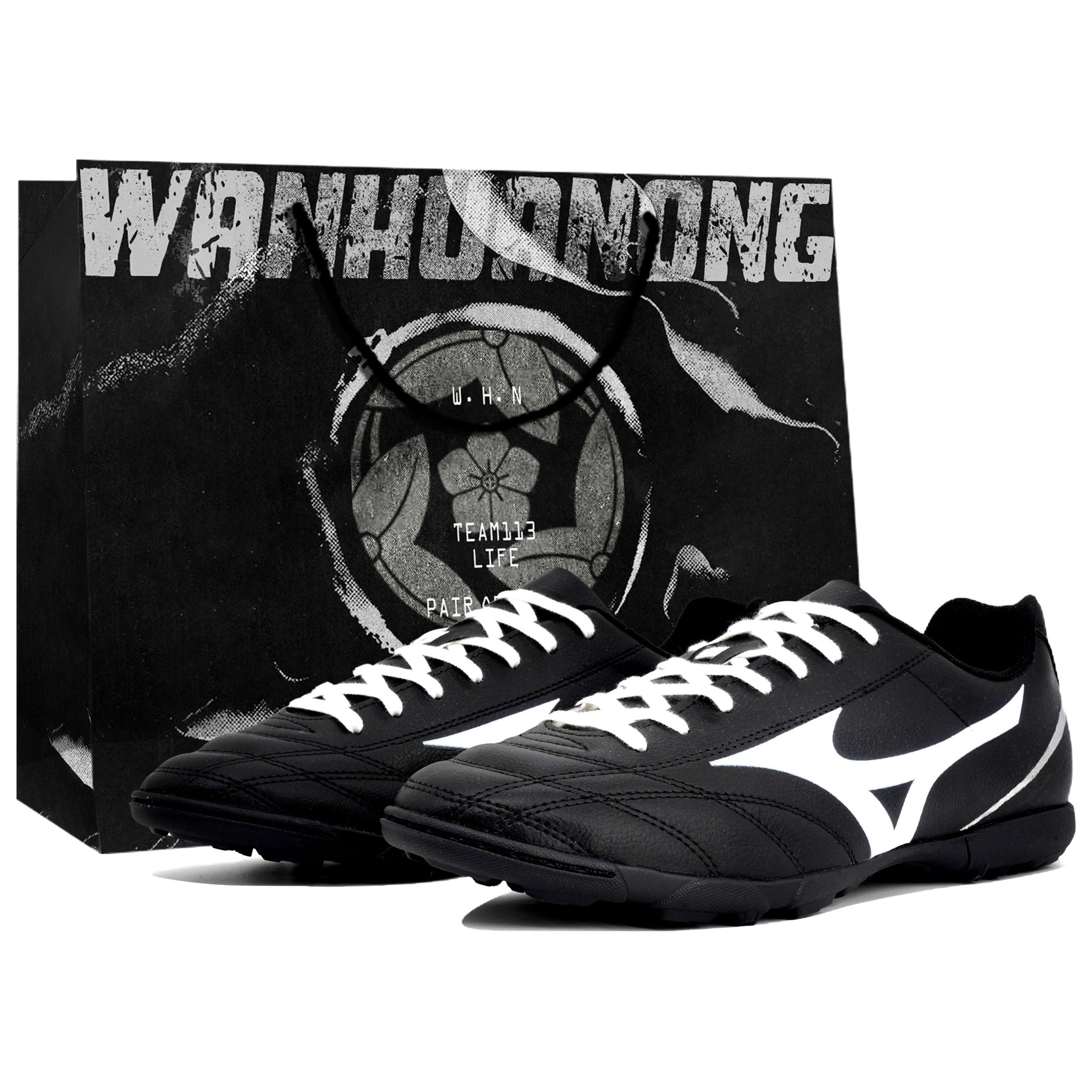 Mizuno Folgado AS Slip Resistant Abrasion Resistant Slip Resistant Abrasion Resistant Soccer Shoes Men’s Black White