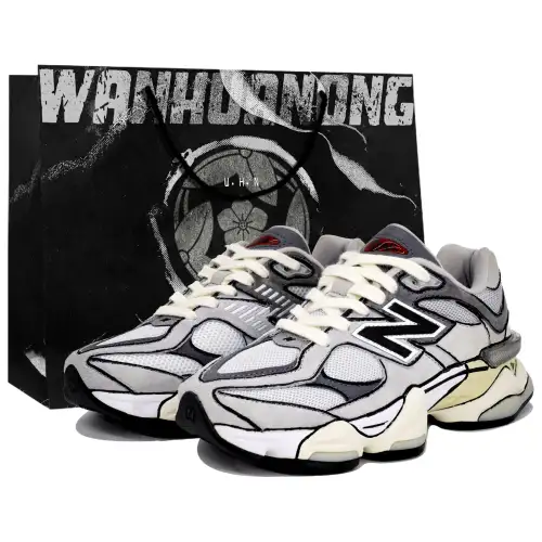 New Balance NB 9060 Kaleidoscope, Distressed Hem, Box Abrasion Resistant Slip Resistant Low top Casual Shoes Unisex