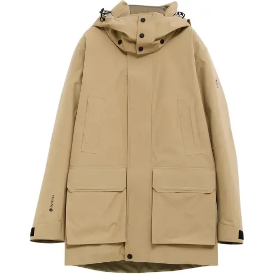 Moncler Grenoble 25 осенне-зимняя серия лыж Konza с тиснением логотипа бренда, подкладка «три в одном», съемная ветрозащитная и водонепроницаемая водоотталкивающая куртка для отдыха на открытом воздухе, мужской стиль
