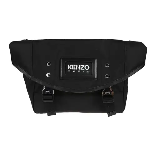 KENZO Logo Patch Messenger Bag