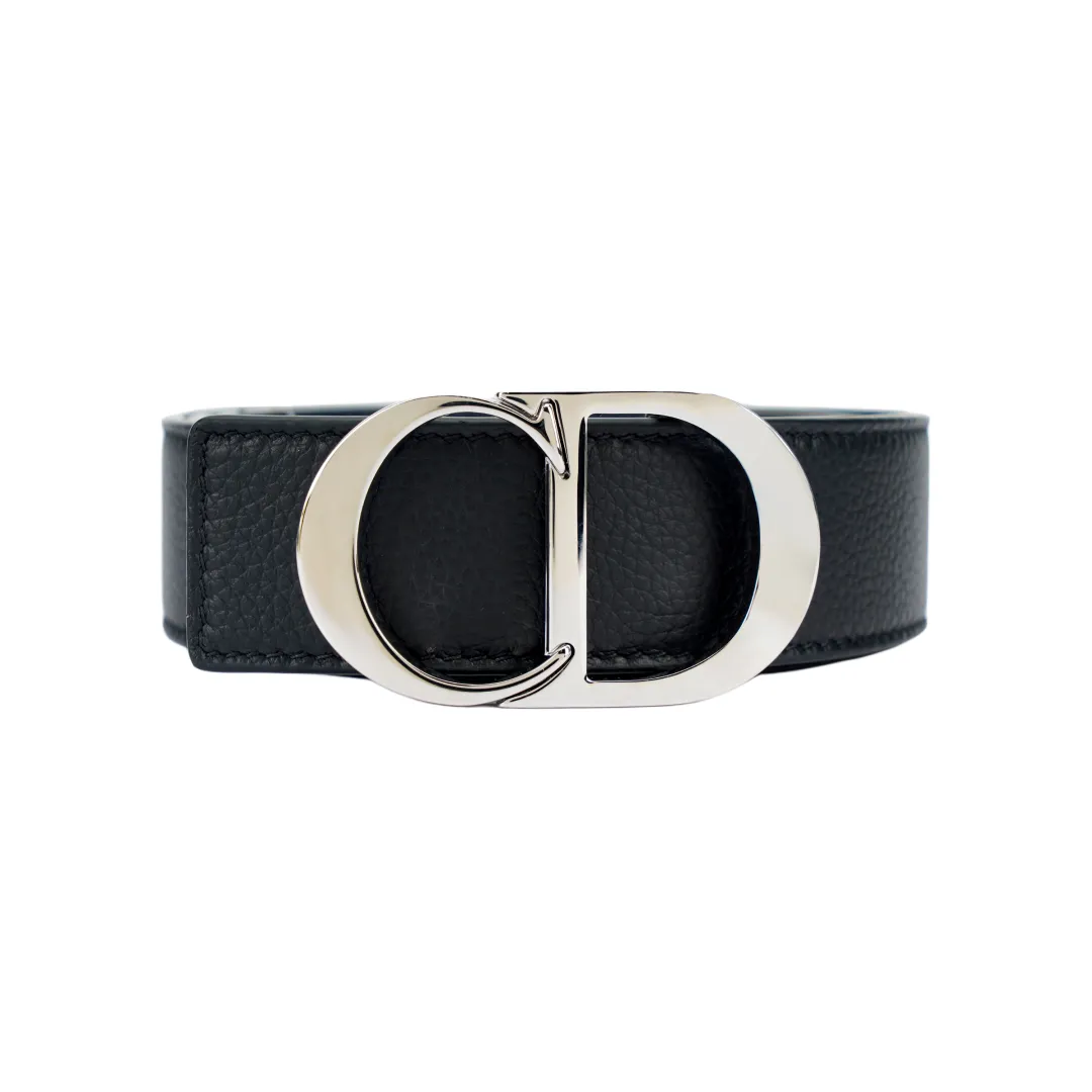 DIOR Homme Logo Plaque Buckle Belt