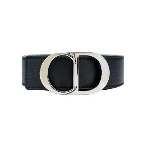 DIOR Homme Logo Plaque Buckle Belt