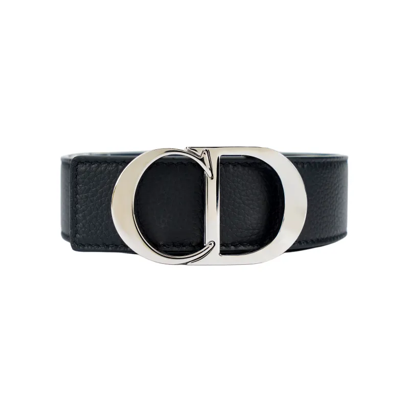 DIOR Homme Logo Plaque Buckle Belt