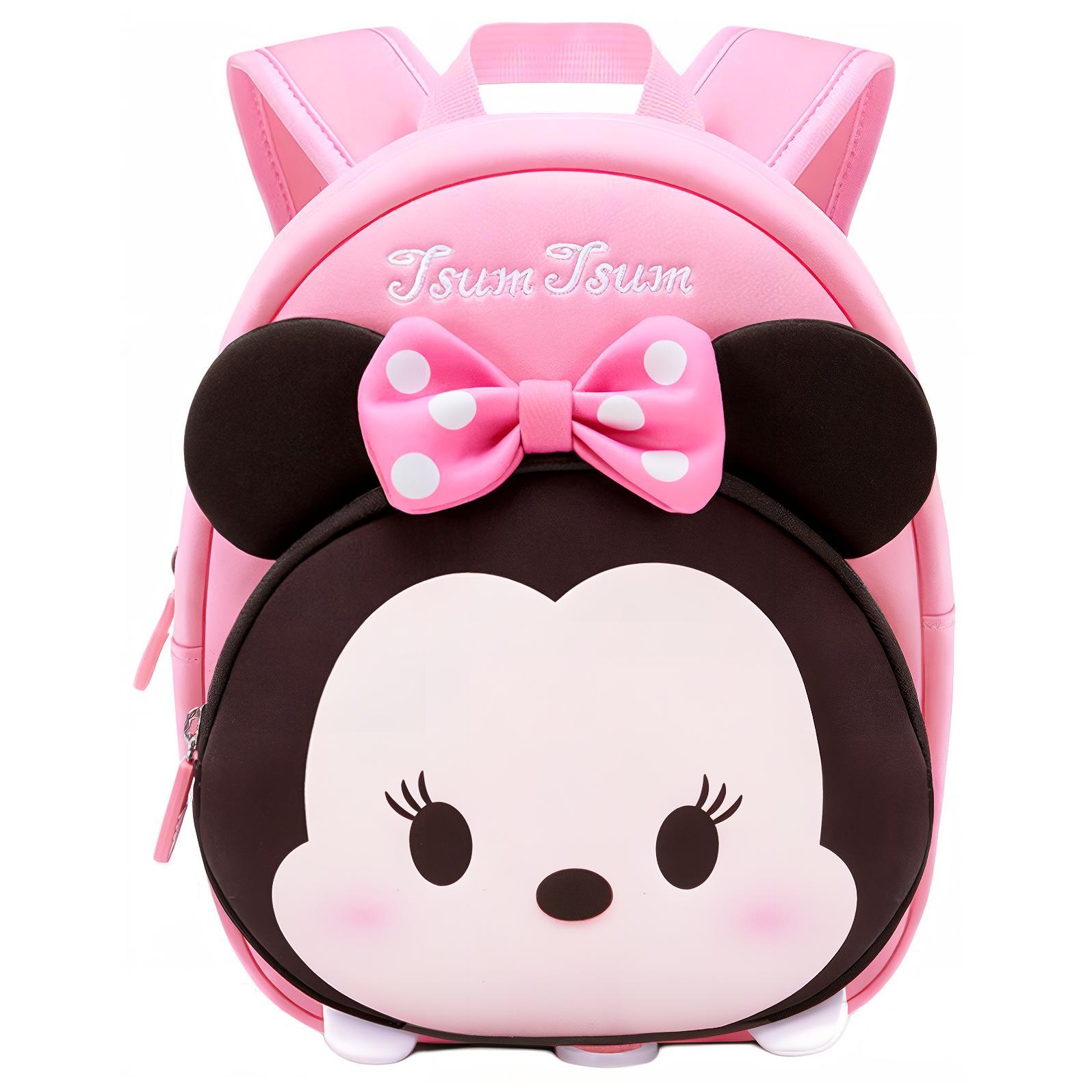 Disney Pine SBR Diving Fabric Backpack For Kids Small Kids' Pink/Navy Blue/Red
