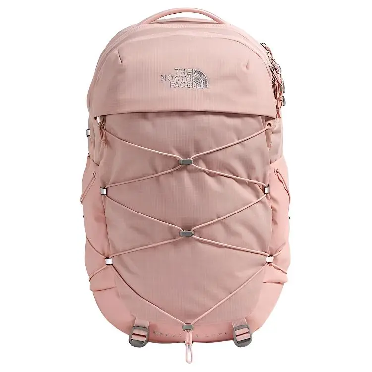 THE NORTH FACE Borealis 27L Outdoor Bags Recycled Nylon Pink Moss & Silver Metallic Women's