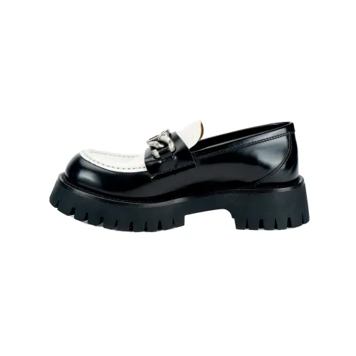 Gucci Wmns Loafer 'Interlocking G - Black Off White' Women's