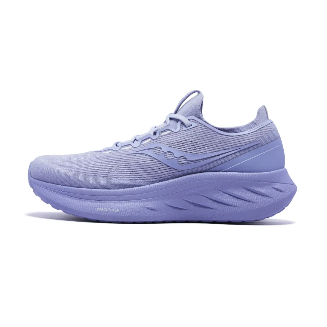Saucony RIDE FORHER Breathable Training Running Shoes Women's Light Purple