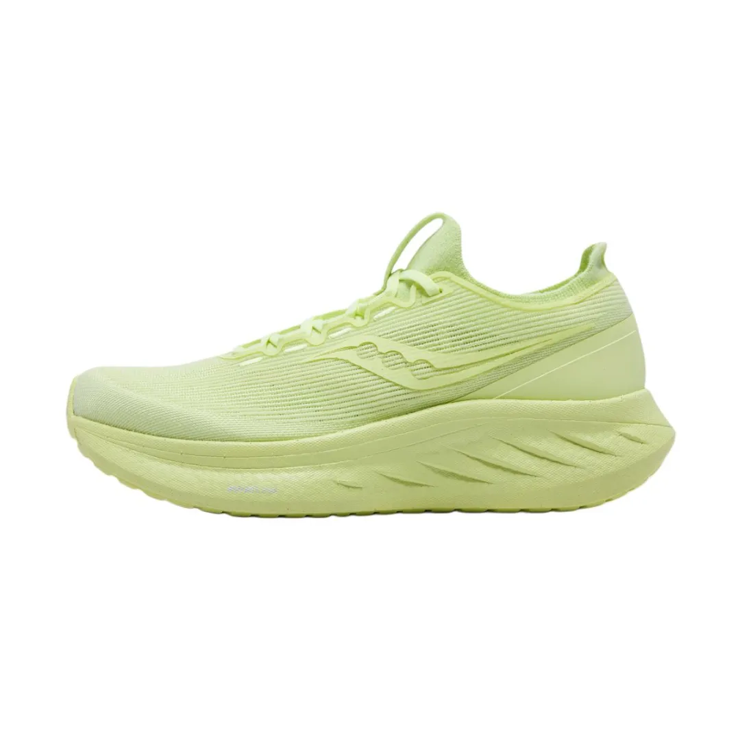 Saucony RIDE FORHER Breathable Training Running Shoes Women's Yellow Green