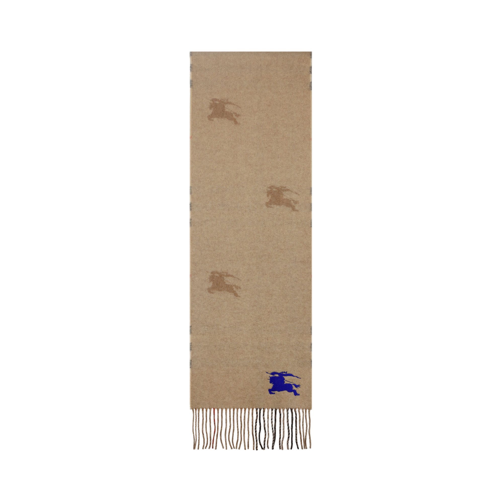 Мужской шарф Burberry Cashmere Scarf (коричневый)