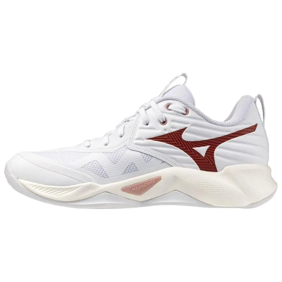 Mizuno WAVE MOMENTUM PRO Support Low top Volleyball Shoes Women's White Red